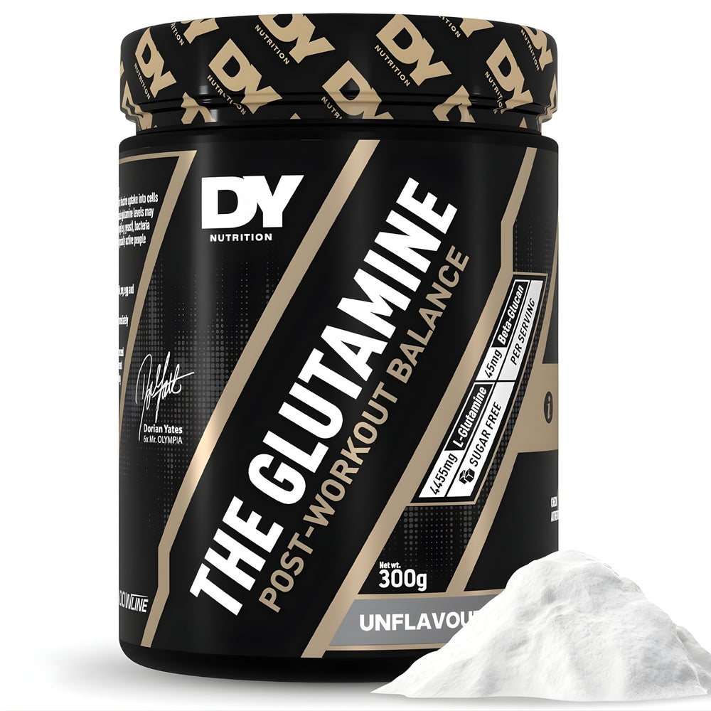 DY Nutrition The Glutamine Powder | 4.5g L-Glutamine & 45mg Beta-Glucan | 66 Servings | Unflavoured