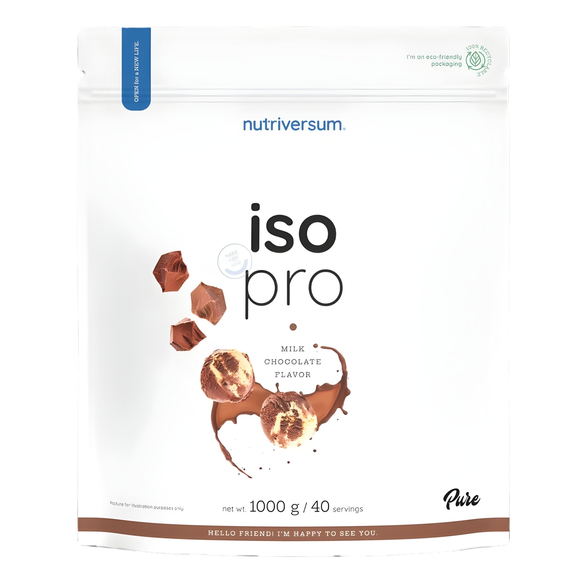 Nutriversum Iso Pro Pure-40Serv.-1000G-