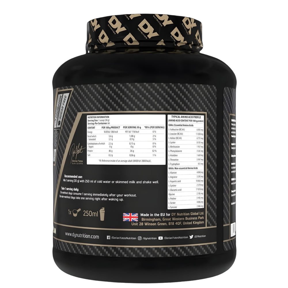 Dy Nutrition Shadowhey Isolate 100% Whey Protein Isolate | 66 Serv
