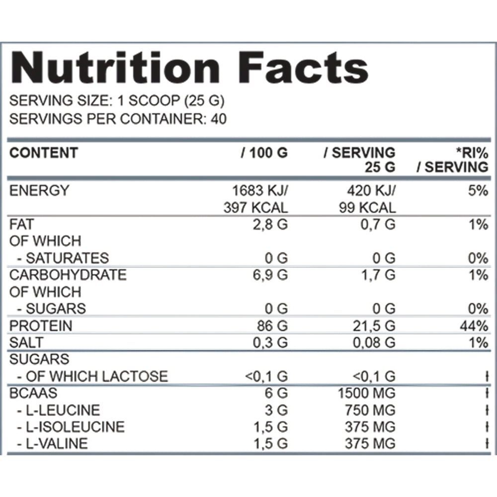 Nutriversum Iso Pro Pure-40Serv.-1000G-