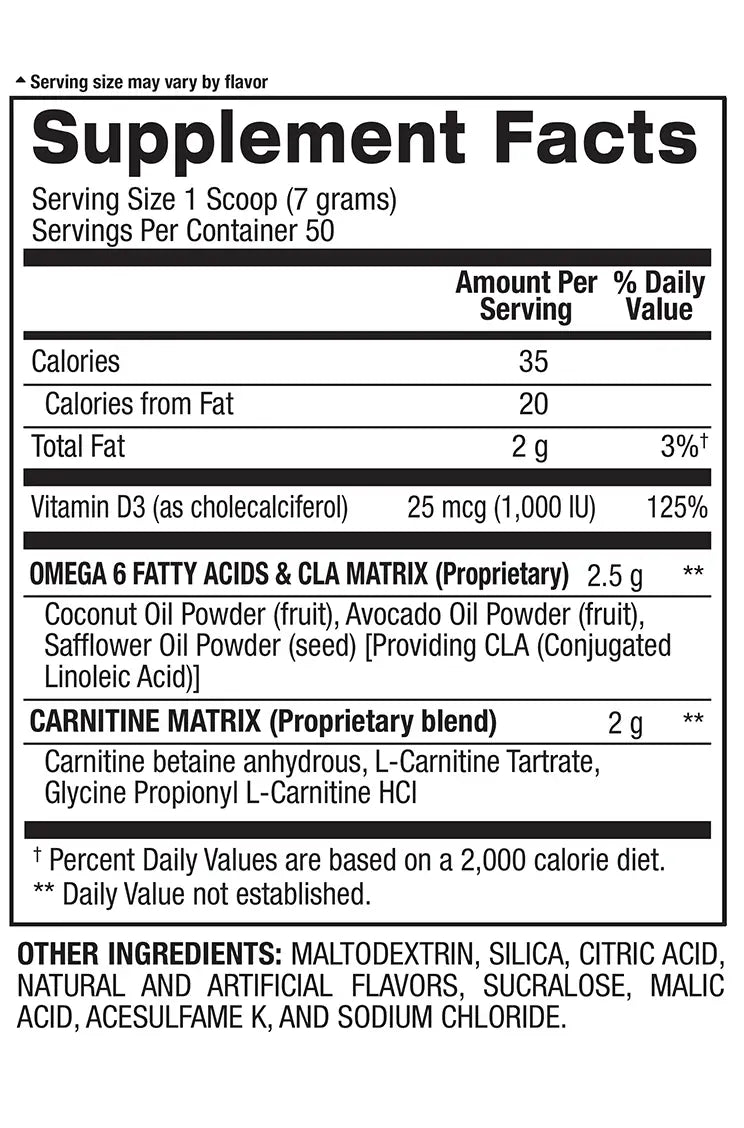 Bpi sports, Cla + Carnitine, 385g, 50 Servings