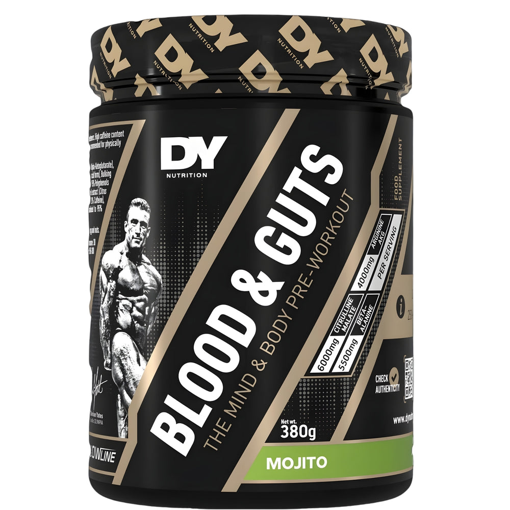 DY Nutrition - Blood and Guts Pre Workout Powder, 380g