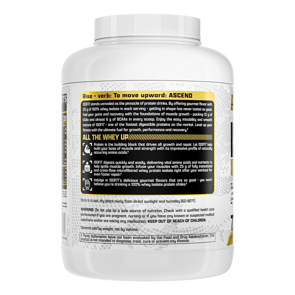 Nutrex Research IsoFit | Whey Protein Powder Instantized 100% Whey Protein Isolate
