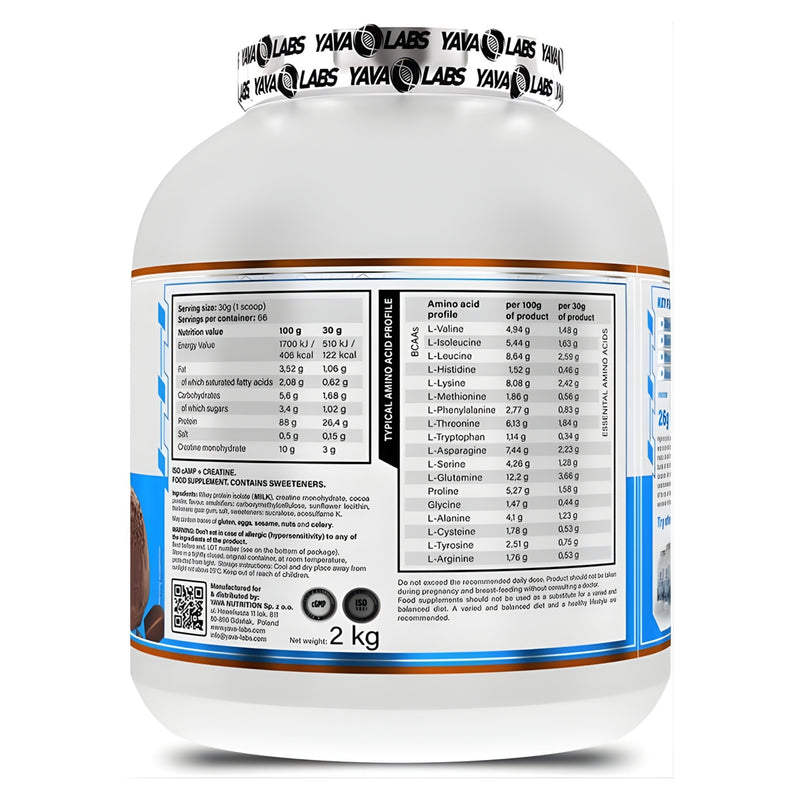 Yava labs | iso camp + creatine 2kg