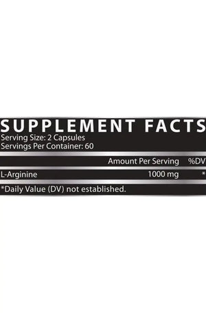 Nutrex Research, l-arginine 1000-120 caps