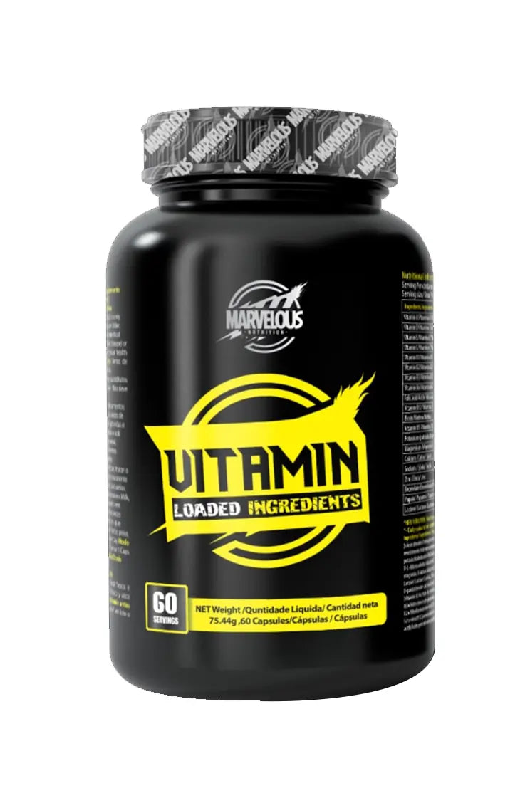 Marvelous Nutrition Vitamin Loaded Ingredients-60Serv.-60Capsules