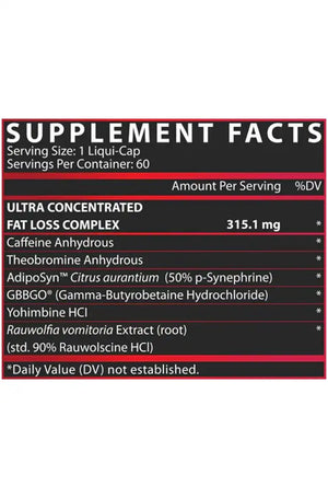 Nutrex Lipo-6 Black UC 60c