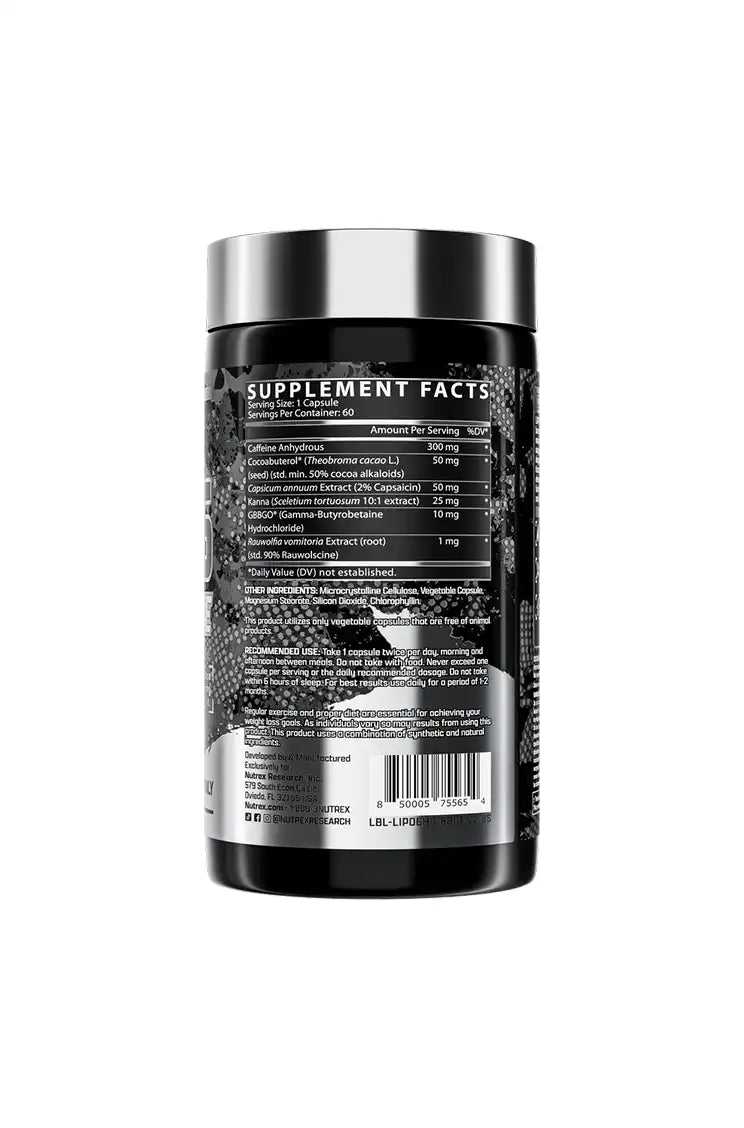 Nutrex Lipo 6 Hardcore “new shape”