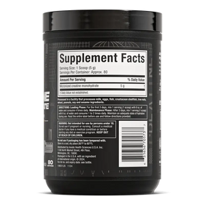 MuscleTech, Platinum 100% Creatine, Unflavored, 400G, 80 Servings