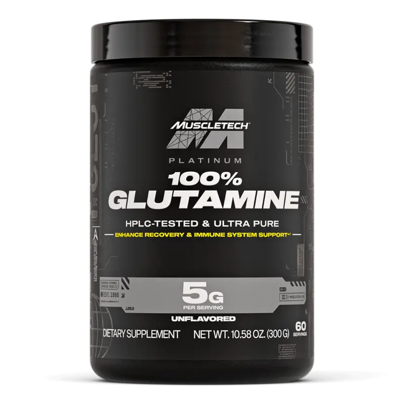 MuscleTech, Platinum 100% Glutamine, Unflavored, 300G, 60 Servings