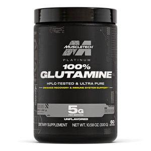 MuscleTech, Platinum 100% Glutamine, Unflavored, 300G, 60 Servings