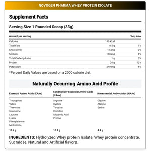 Novogen Pharma Whey Protein Isolate 2K.g 60servings
