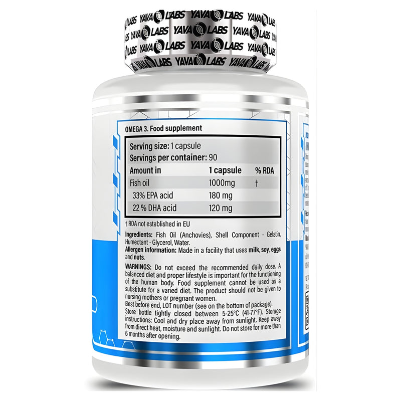 Yava Labs | Omega 3-90 Cap