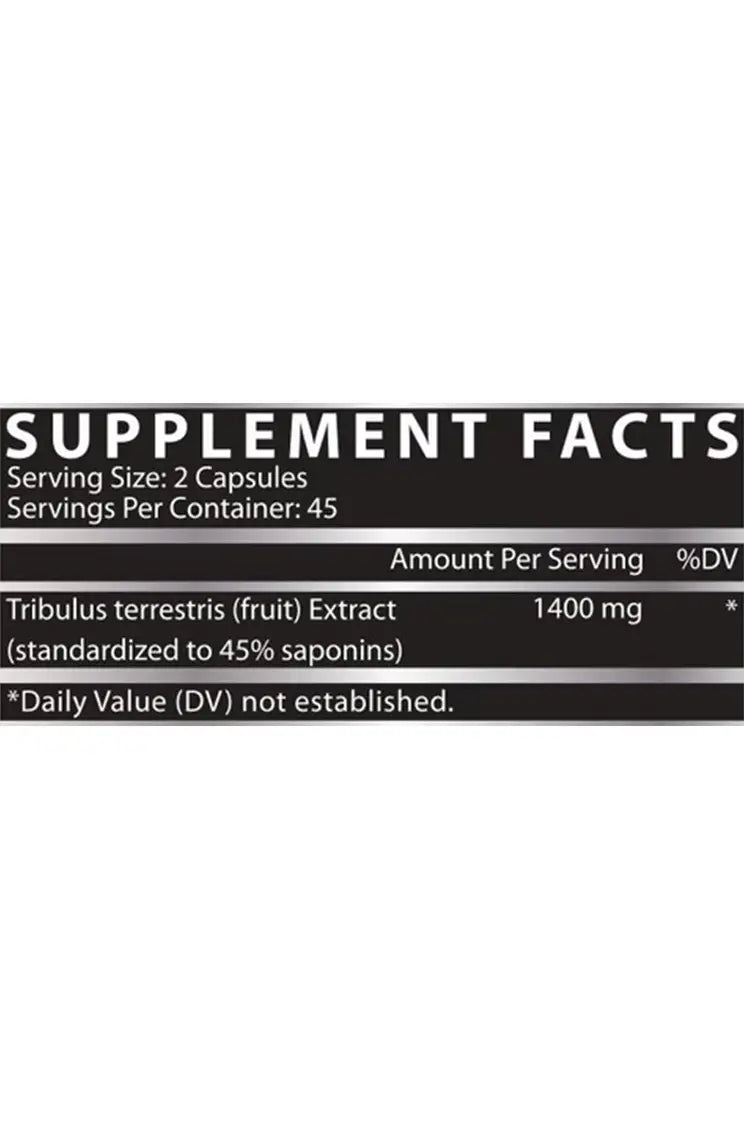 Nutrex Tribulus 1400mg, 90 Capsules — Natural Testosterone Support for Men