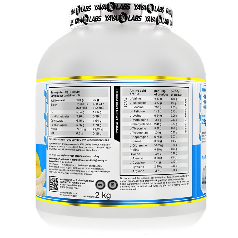 Yava labs Elite Whey protein 2 kg