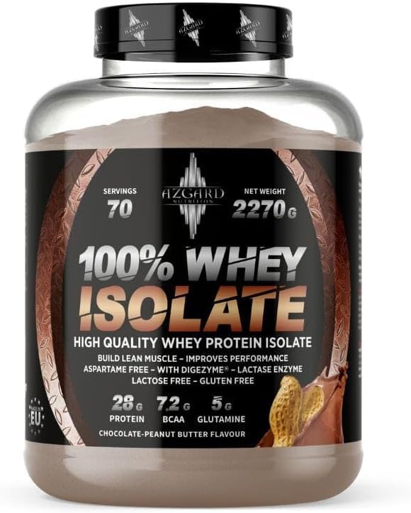 Azgard Nutrition 100% Whey Isolate - 70 Servings