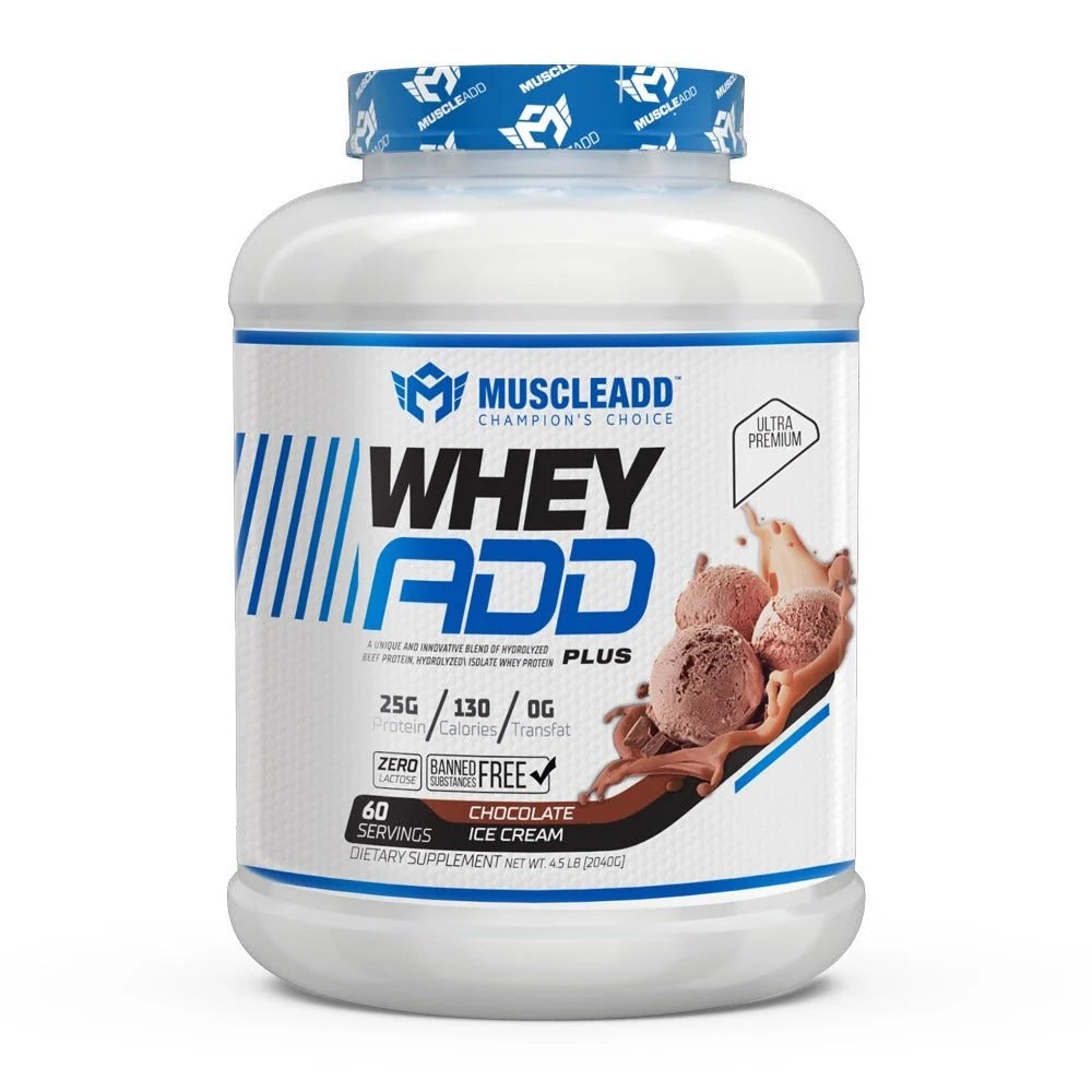 Muscle Add Whey Add Plus - Triple Whey Protein - 2.04kg