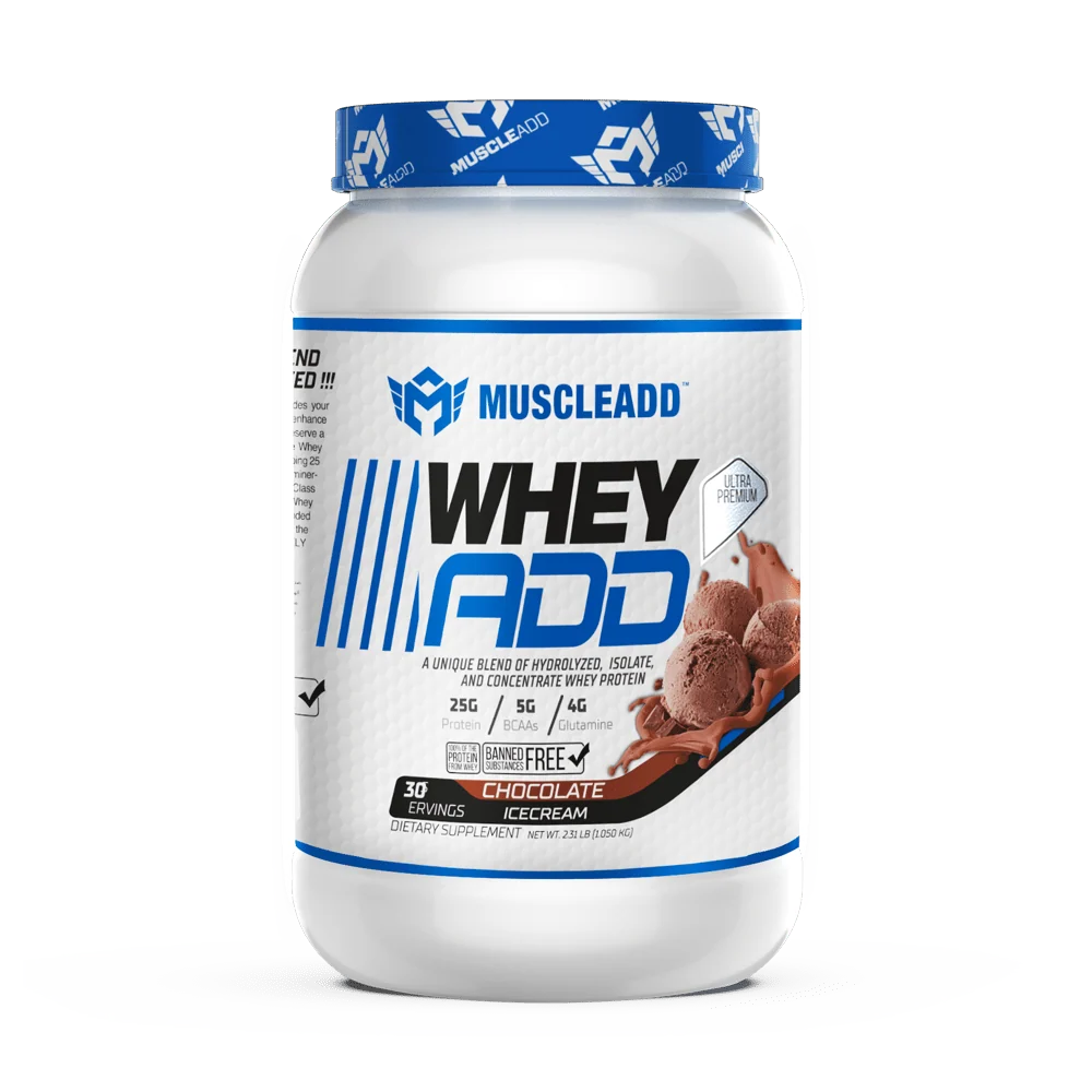 Muscle Add Whey ADD - Triple Whey Protein Blend - 1050g