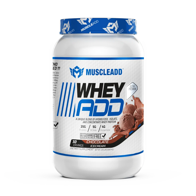 Muscle Add Whey ADD - Triple Whey Protein Blend - 1050g