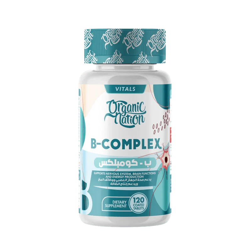 Organic Nation B-Complex Advanced Formula - 120 Tablets