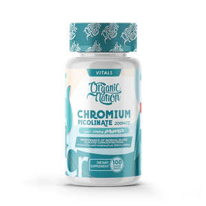 Organic Nation Chromium Picolinate - 200mcg - 100 Tablets