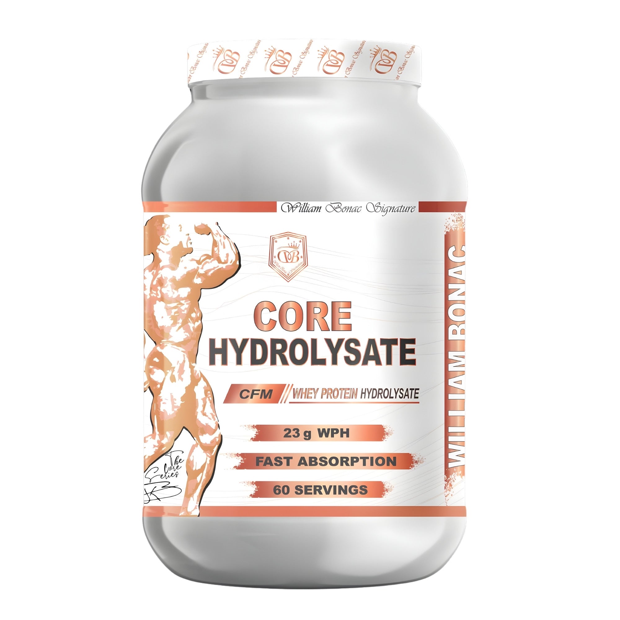 William Bonac Core Hydrolysate | 23g WPH | 60 Servings